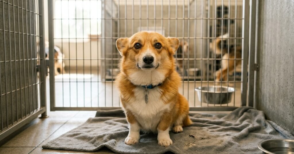 Corgi no microchip shelter Pembroke Welsh Corgi Merced County Animal Services California