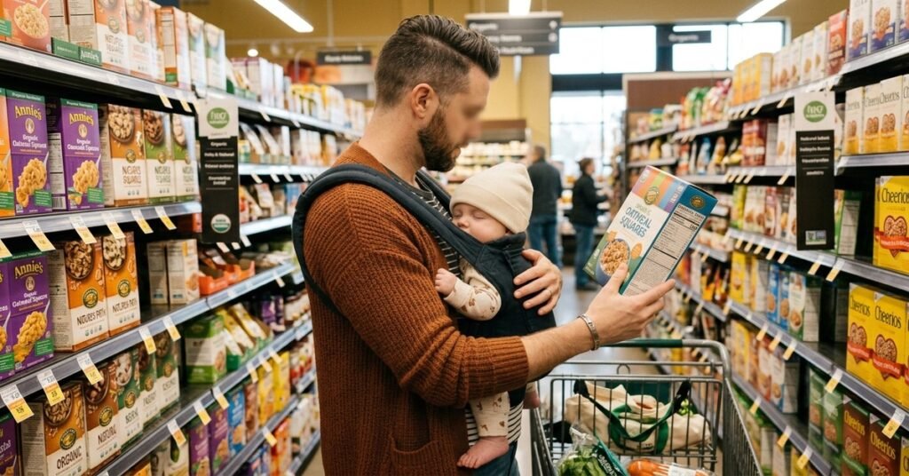 Will WIC be affected by government shutdown — parent shopping with infant