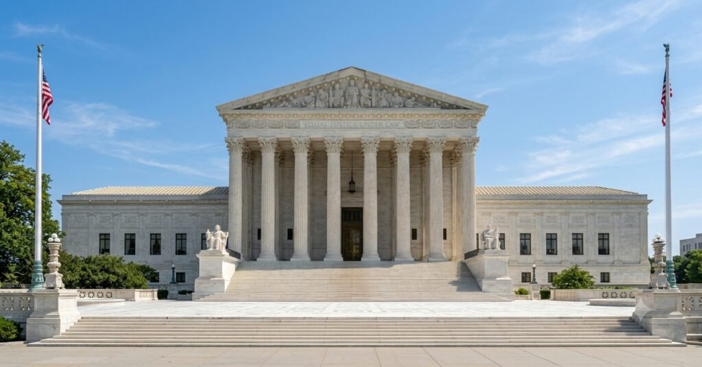 Joshua A. Block ACLU attorney — courthouse exterior with classical columns