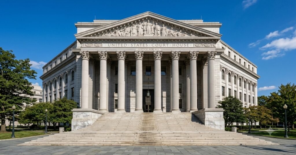 Joshua A. Block ACLU attorney — courthouse exterior with classical columns