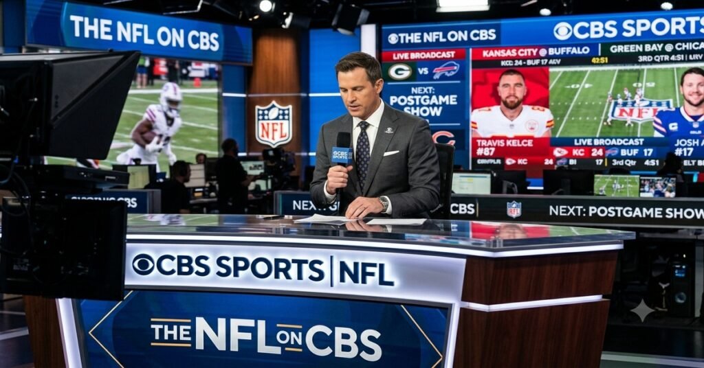 Tony Romo CBS Sports leave NFL analyst broadcast studio 2026