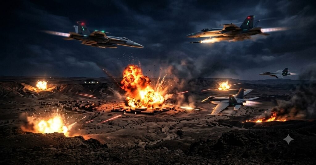 US Iran strikes 2026 US military airstrikes Middle East Trump war August 2026
