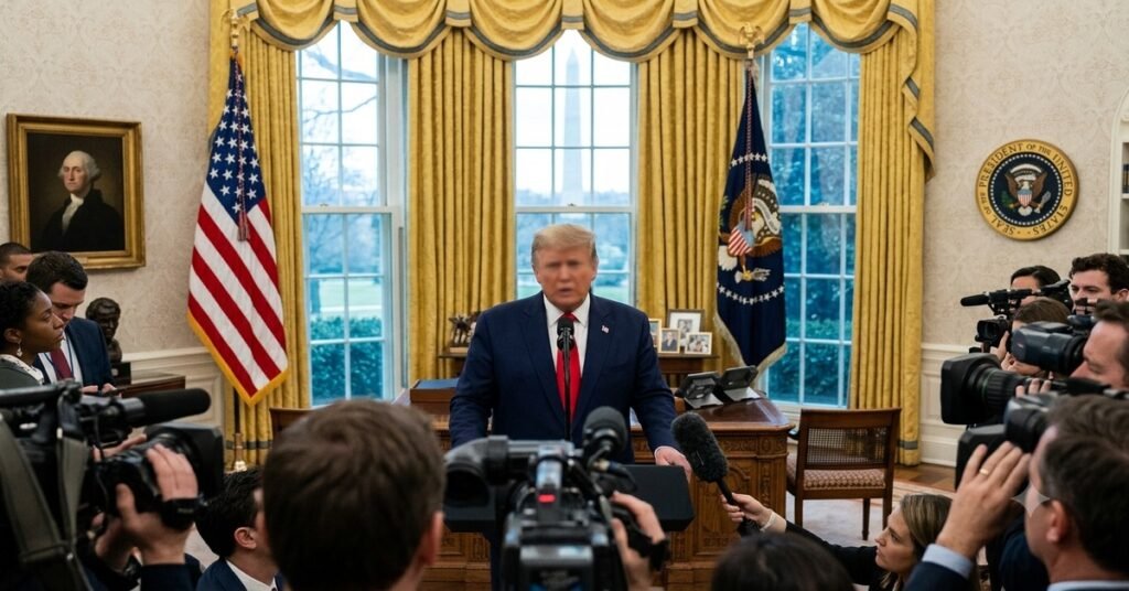 Trump Iran last chance Oval Office statement decapitation peace talks August 2026