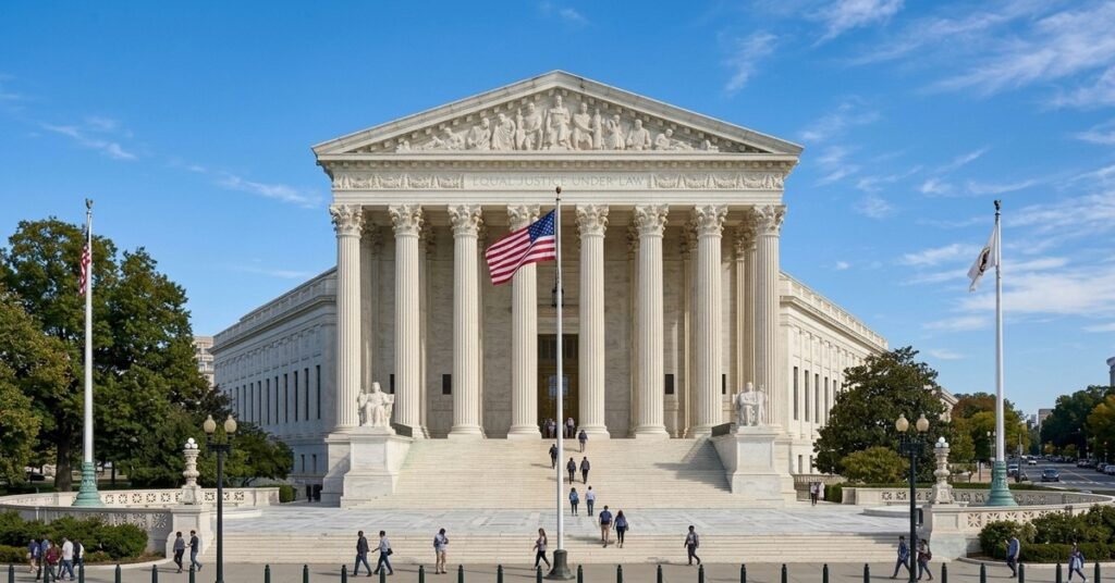 Supreme Court mail-in voting ruling 2026 SCOTUS building Washington DC 6-3 decision August 24