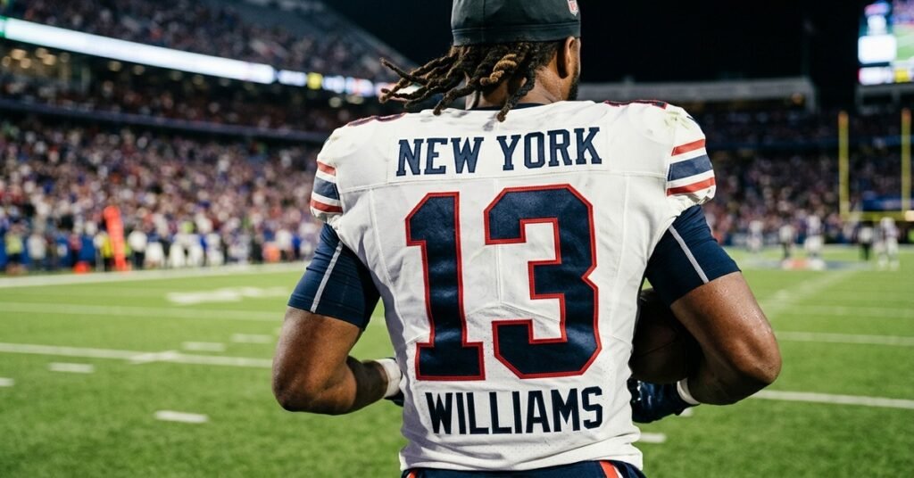 Football jersey number 13 representing Odell Beckham Jr Giants return