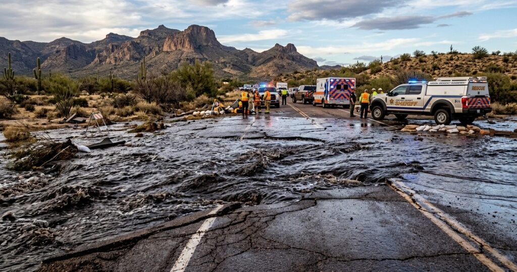 Mohave County Manager Sam Elters Flood Response Arizona 2026